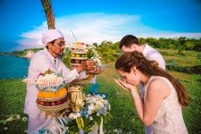 Celebrant Balinese blessing ceremony